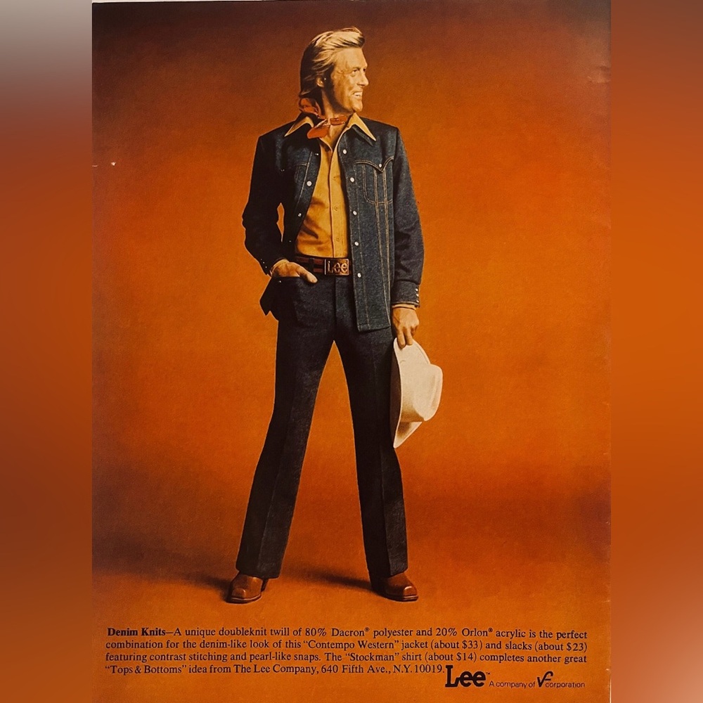Lee | Vintage 1970s Magazine Advertisement